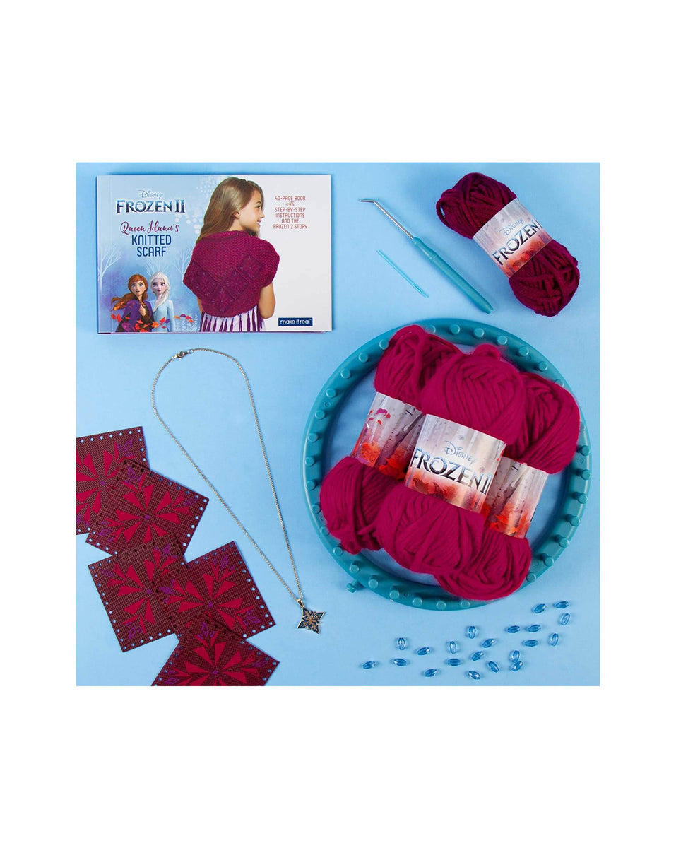 Cra-Z-Art Make It Real Disney Frozen Queen Iduna's Knitted Shawl