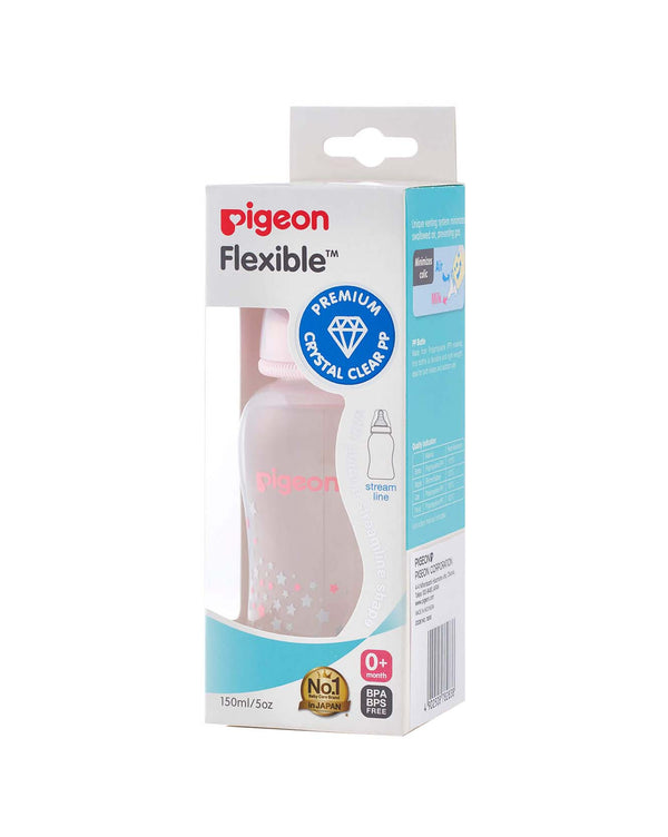 Pigeon Standard Neck PP Printed Baby Bottle 150ml (Pink)