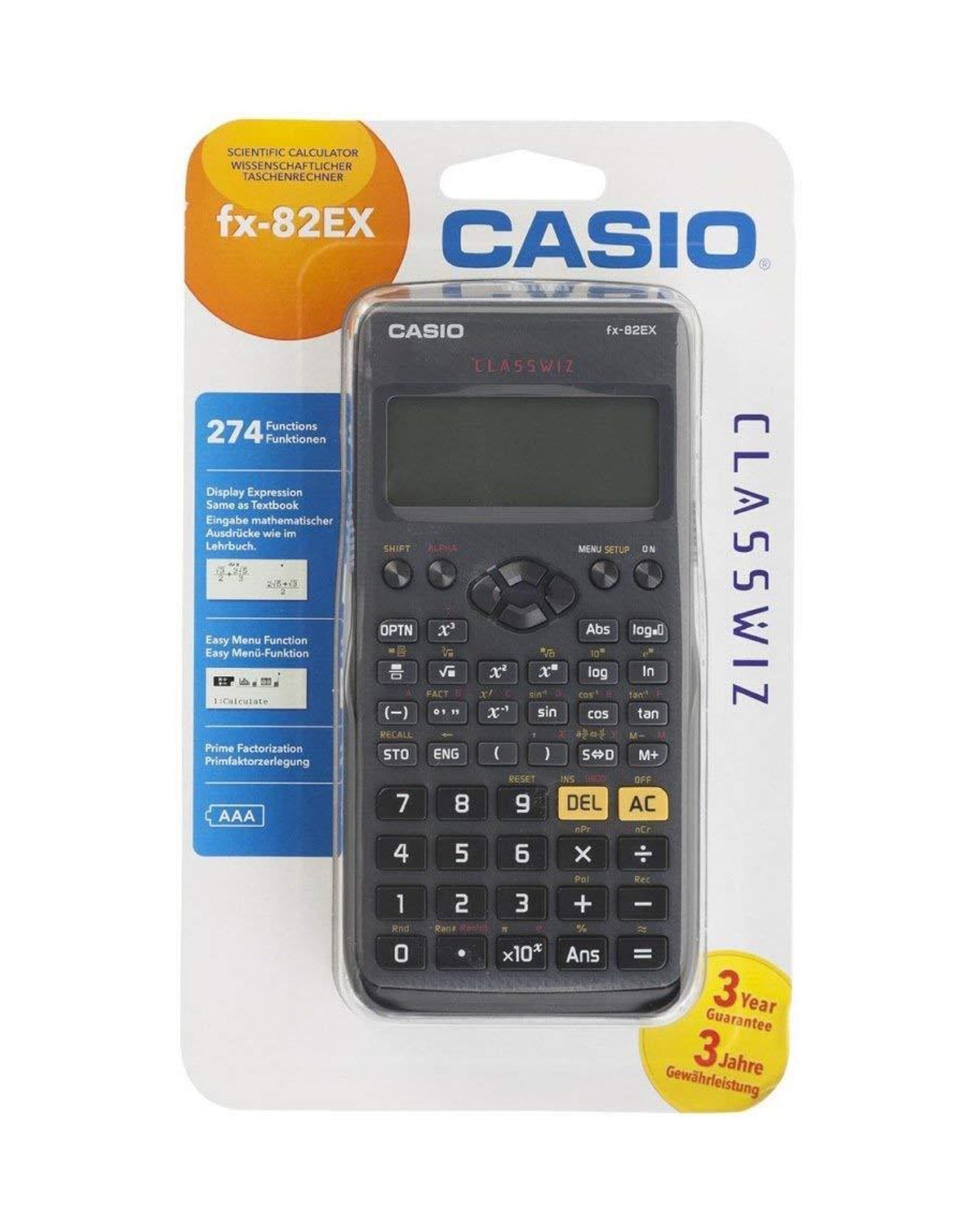 Casio Scientific Calculator fx-82EX Classwiz – Shahalami.pk