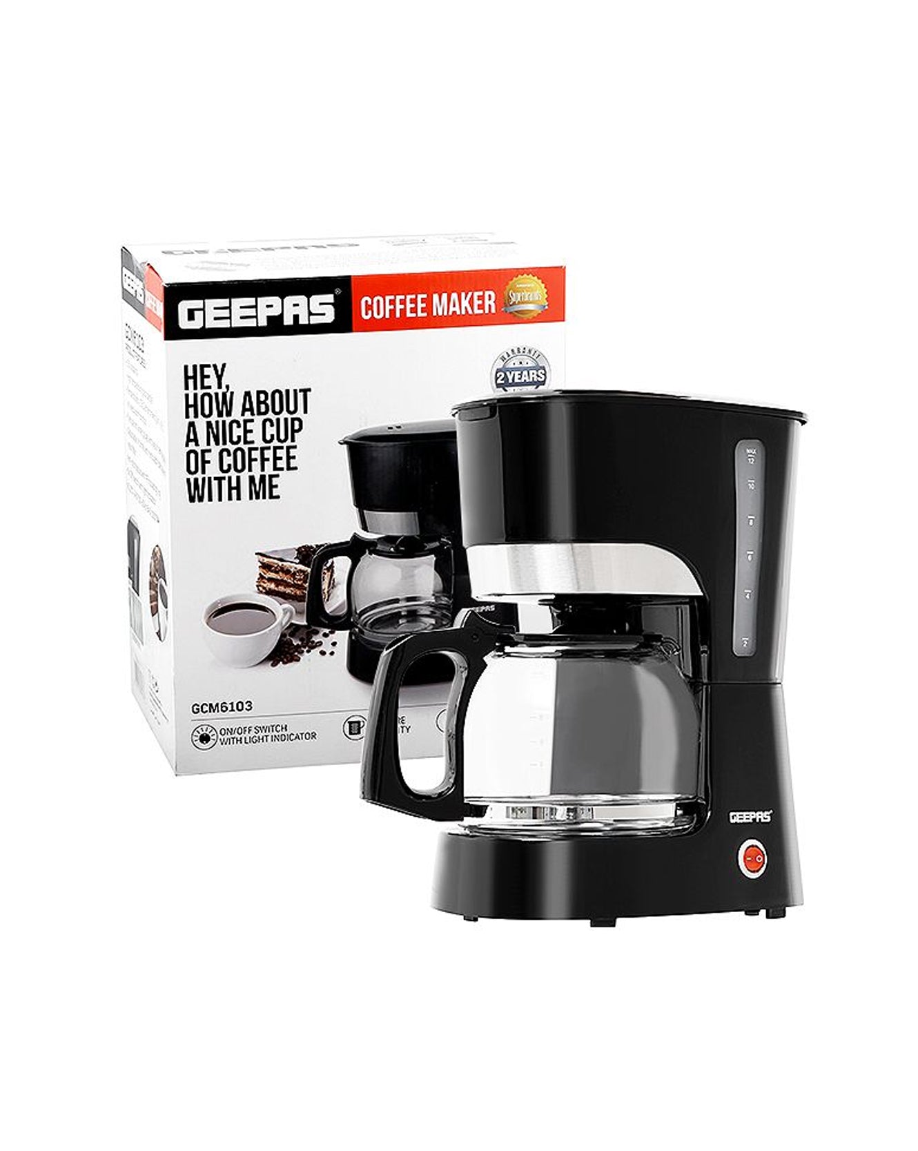 GEEPAS Coffee Maker (GCM6103) Shahalami.pk