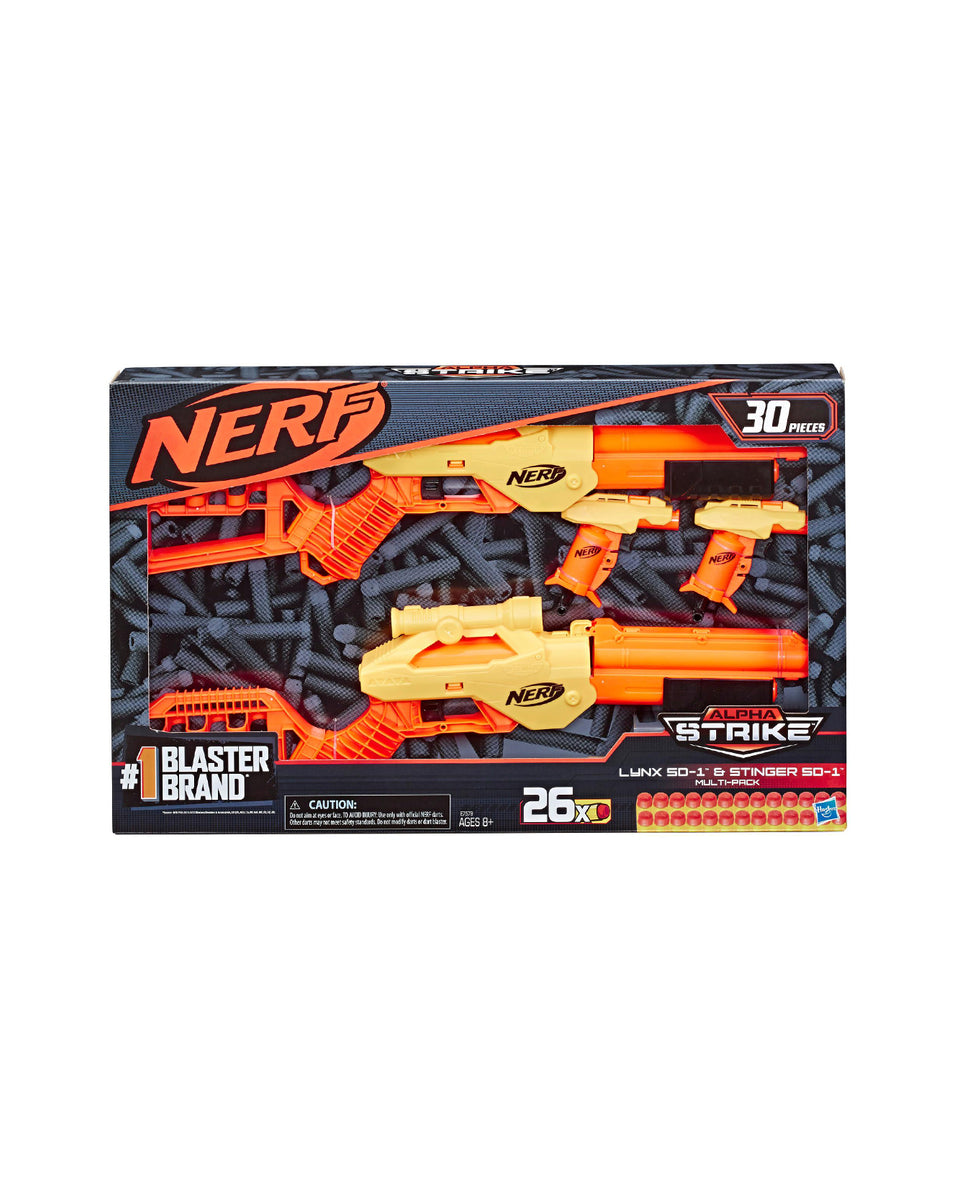 Nerf Alpha Strike Lynx SD-1 and Stinger SD-1 Multi-Pack – Shahalami.pk