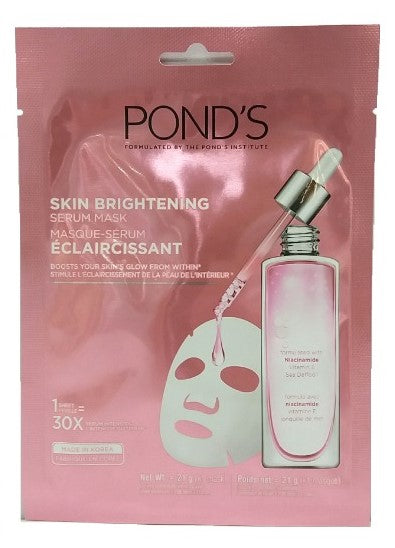 Ponds Skin Brightning Serum Mask 21g Shahalami.pk